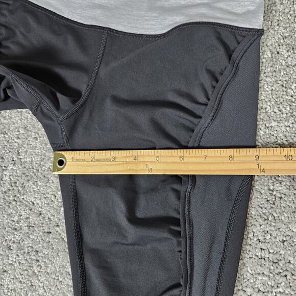 Lululemon Leggings Womens 6 Black Run Sun Sprinter Crop W6804S Activewear Gym - Picture 9 of 11